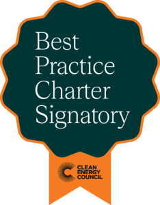 Clean Energy Council Best Practice Charter Signatory